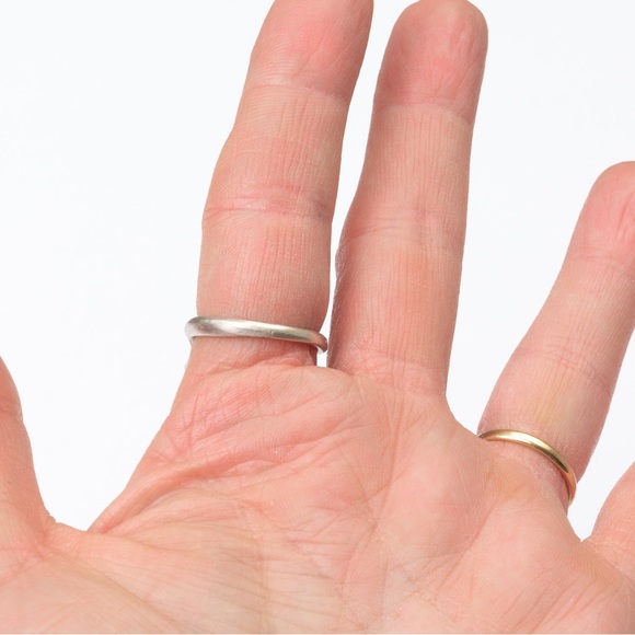 Vintage clear faceted stone silver ring & large stone unique eye catching 7.25 - Picture 15 of 16